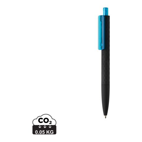 Bolígrafo negro suave X3 azul-negro | sin montaje de publicidad | no disponible | no disponible