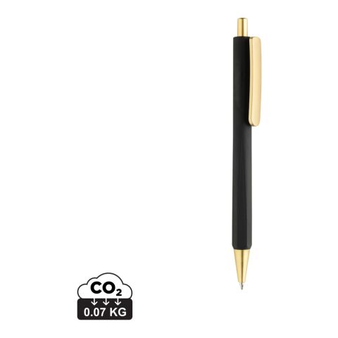 Bolígrafo de lujo de tres lados EDGE RCS negro | sin montaje de publicidad | no disponible | no disponible