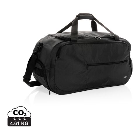 Bolsa de viaje deportiva Swiss Peak AWARE ™ RPET negro | sin montaje de publicidad | no disponible | no disponible | no disponible