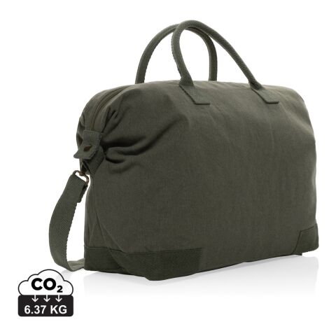 Bolsa de fin de semana de lona reciclada Kezar AWARE™ verde | sin montaje de publicidad | no disponible | no disponible | no disponible | no disponible