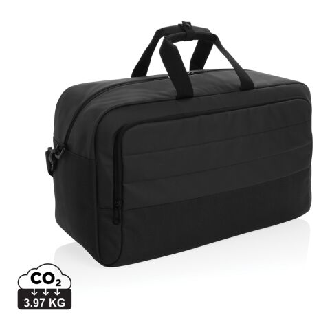 Bolsa de viaje de fin de semana Armond AWARE™ RPET negro | sin montaje de publicidad | no disponible | no disponible