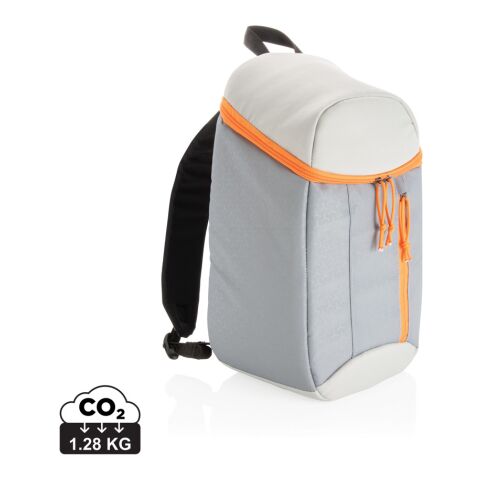 Mochila nevera de senderismo 10L gris-naranja | sin montaje de publicidad | no disponible | no disponible | no disponible