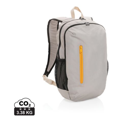 Mochila casual Impact AWARE ™ 300D RPET marron-naranja | sin montaje de publicidad | no disponible | no disponible | no disponible