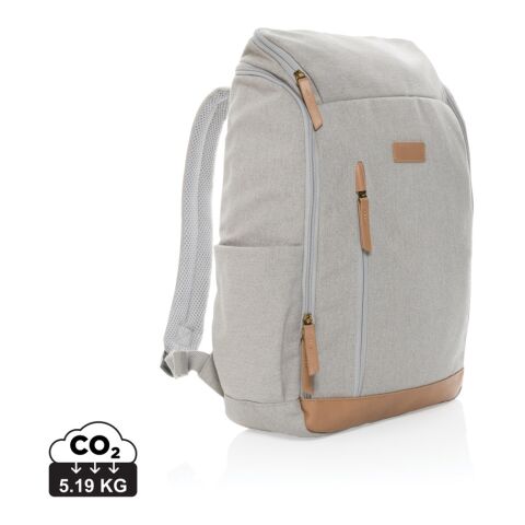 Mochila para ordenador portátil de 15&quot; Impact AWARE™ 16 oz gris | sin montaje de publicidad | no disponible | no disponible | no disponible