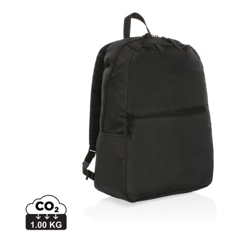 Mochila RPET básica Impact AWARE ™ negro | sin montaje de publicidad | no disponible | no disponible | no disponible