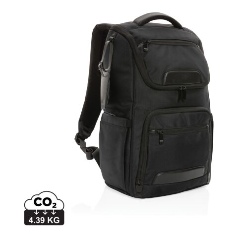 Mochila para portátil 15,6&quot; Swiss Peak AWARE ™ RPET Voyager negro | sin montaje de publicidad | no disponible | no disponible | no disponible