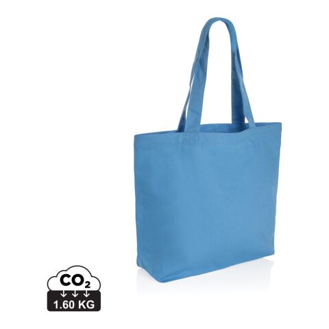 Bolsa de compra de lona Impact Aware™ de 240 g/m² Azul Tranquilo | sin montaje de publicidad | no disponible | no disponible | no disponible