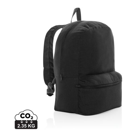 Mochila de lona Impact Aware™ de 285 g/m² sin teñir negro | sin montaje de publicidad | no disponible | no disponible | no disponible