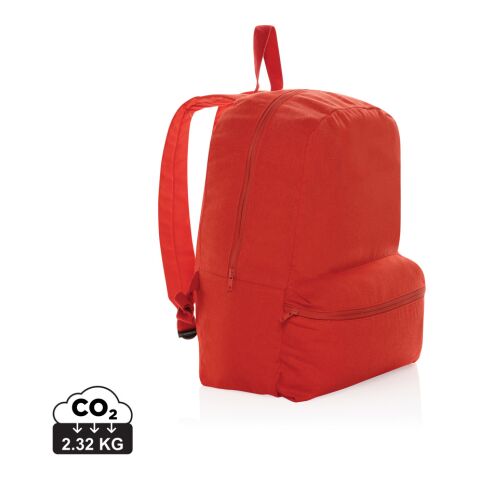 Mochila de lona Impact Aware™ de 285 g/m² Rojo Delicioso | sin montaje de publicidad | no disponible | no disponible | no disponible