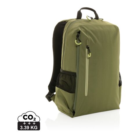 Mochila Lima para portátil Impact AWARE™ de 15,6&quot; RFID verde-verde | sin montaje de publicidad | no disponible | no disponible | no disponible