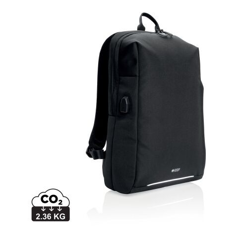 Mochila para portátil Swiss Peak AWARE™ RFID y USB negro | sin montaje de publicidad | no disponible | no disponible | no disponible