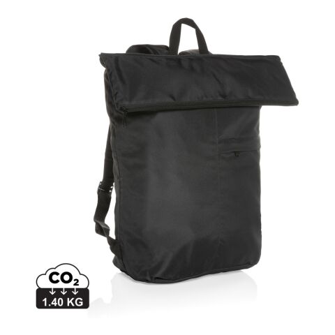 Mochila plegable ligera Dillon AWARE™ RPET negro | sin montaje de publicidad | no disponible | no disponible | no disponible