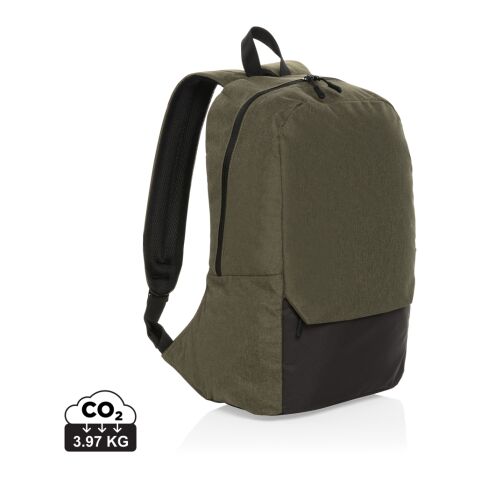 "Mochila básica para portátil de 15,6"" Kazu AWARE™ RPET" verde | sin montaje de publicidad | no disponible | no disponible | no disponible