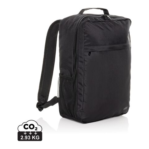 Mochila para portátil 15&quot; Swiss Peak Aware™ RPET Essential negro | sin montaje de publicidad | no disponible | no disponible | no disponible