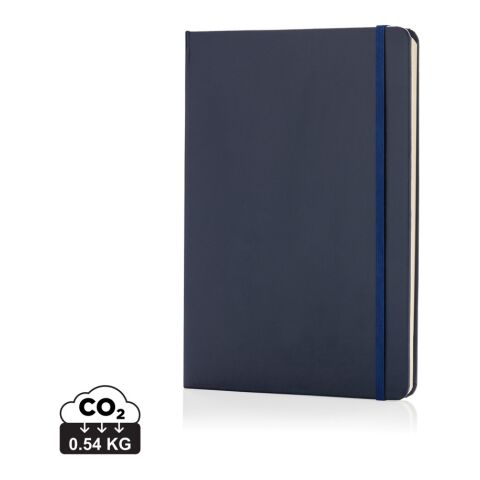 Libreta A5 básica de tapa dura azul marino | sin montaje de publicidad | no disponible | no disponible