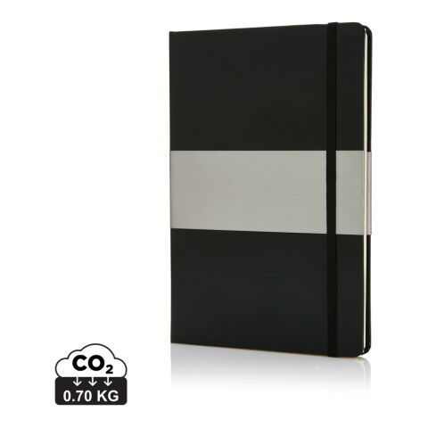 Libreta A5 tapa dura bronce negro | sin montaje de publicidad | no disponible | no disponible