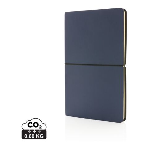 Cuaderno A5 moderno de lujo con tapa blanda azul marino | sin montaje de publicidad | no disponible | no disponible