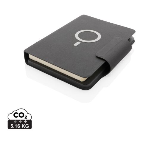 Libreta Artic magnética A5 con carga inalámbrica 10W