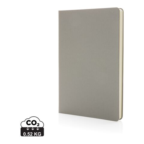 Libreta A5 FSC® de tapa dura gris | sin montaje de publicidad | no disponible | no disponible | no disponible