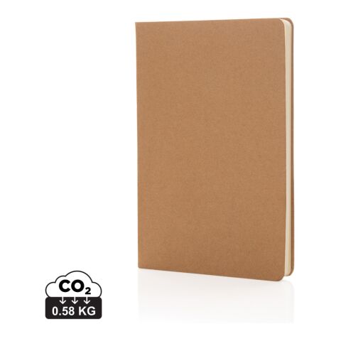 Libreta A5 FSC® de tapa dura marron | sin montaje de publicidad | no disponible | no disponible