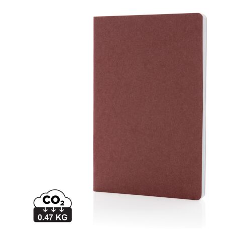 Cuaderno de papel kraft de lujo Salton A5 cereza | sin montaje de publicidad | no disponible | no disponible