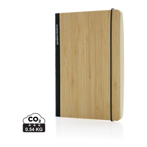 Libreta Scribe A5 bambú negro | sin montaje de publicidad | no disponible | no disponible