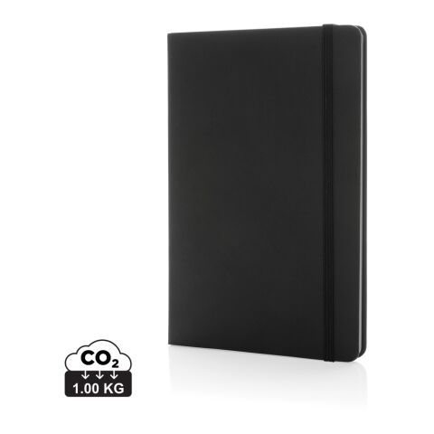 Cuaderno A5 de papel kraft y piedra reciclado Craftstone negro | sin montaje de publicidad | no disponible | no disponible