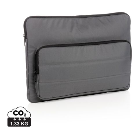 Funda para portátil Impact AWARE ™ RPET de 15,6&quot; gris | sin montaje de publicidad | no disponible | no disponible