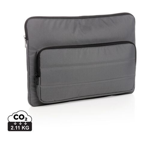 Funda para portátil Impact AWARE ™ RPET de 15,6" gris | sin montaje de publicidad | no disponible | no disponible