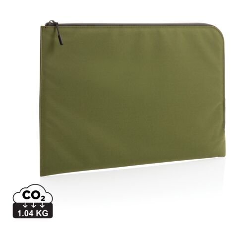 Funda minimalista para portátil 15.6&quot; Impact Aware™ verde | sin montaje de publicidad | no disponible | no disponible