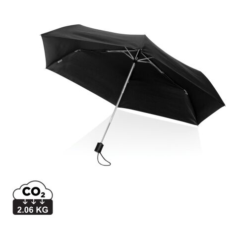 Paraguas ultraligero automático de 20,5&quot; SP Aware™ RPET negro | sin montaje de publicidad | no disponible | no disponible
