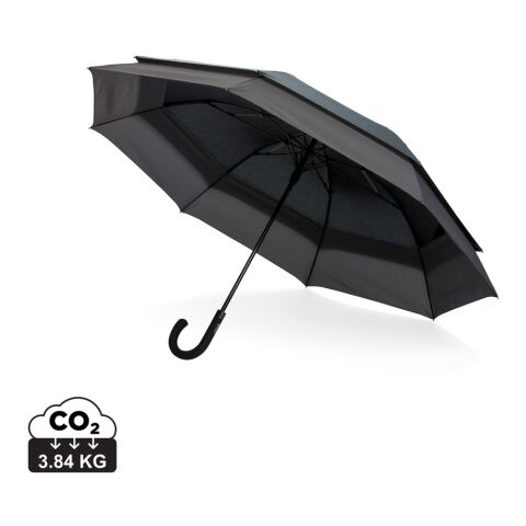 Paraguas extensible Swiss Peak AWARE™ de 23&quot; a 27&quot; negro | sin montaje de publicidad | no disponible | no disponible