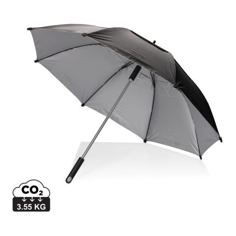Paraguas contra tormentas Aware™ Hurricane de 27&#039; negro | sin montaje de publicidad | no disponible | no disponible
