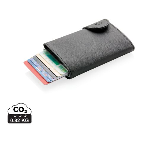 Cartera y tarjetero C-Secure RFID negro-plata | sin montaje de publicidad | no disponible | no disponible | no disponible