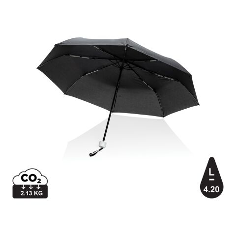 Mini paraguas 20,5&quot; RPET 190T Impact AWARE ™ blanco | sin montaje de publicidad | no disponible | no disponible