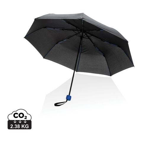 Mini paraguas 20,5&quot; RPET 190T Impact AWARE ™ azul | sin montaje de publicidad | no disponible | no disponible