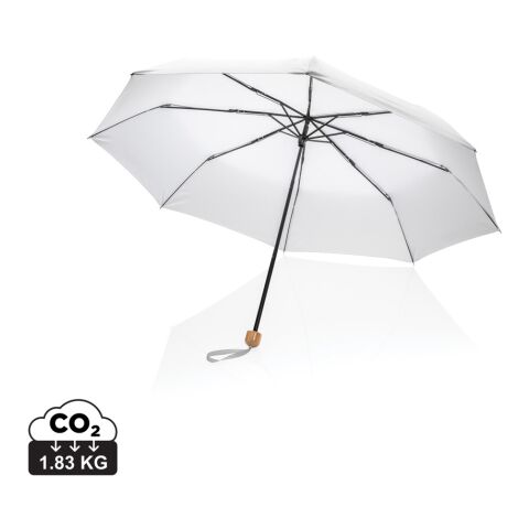 Mini paraguas RPET 190T de bambú 20.5" Impact AWARE ™