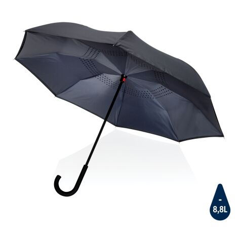 Paraguas reversible 23&quot; RPET 190T Impact AWARE ™ gris | sin montaje de publicidad | no disponible | no disponible