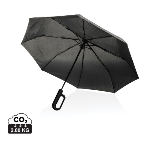 Paraguas Yara 21&quot; AWARE™ RPET de color liso con mosquetón