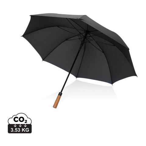 Paraguas automático RPET de acacia 30" Tony Aware™