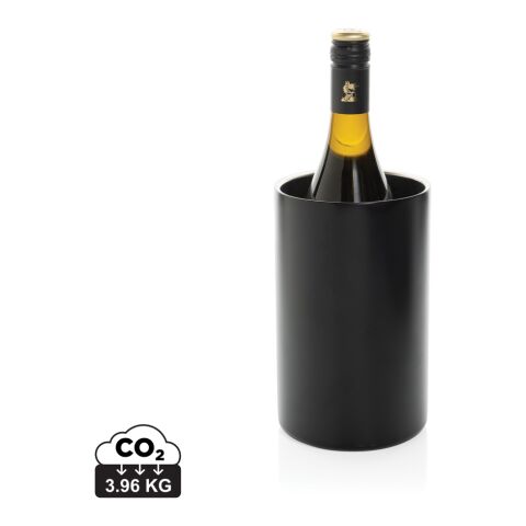 Cubo Vino de acero inoxidable reciclado certificado negro