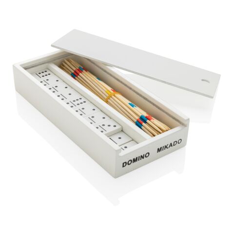 Mikado/domino FSC® Deluxe en caja de madera
