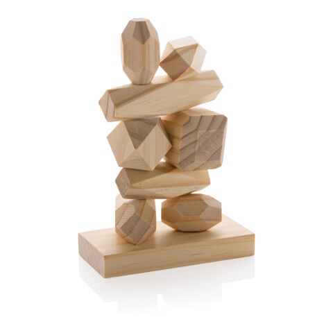 Piedras de equilibrio de madera Ukiyo Crios en bolsa