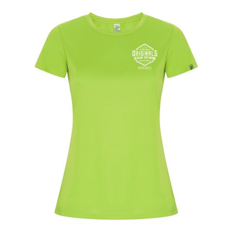 Camiseta deportiva de manga corta para mujer "Imola" Estándar | Fluor Green | 2XL | sin montaje de publicidad | no disponible | no disponible | no disponible
