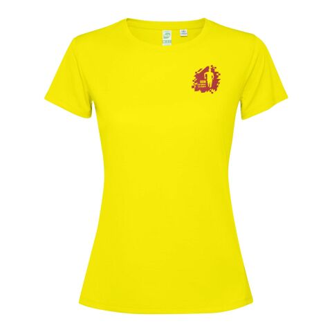Camiseta de manga corta para mujer &quot;Estoril&quot; Estándar | Fluor Yellow | 2XL | sin montaje de publicidad | no disponible | no disponible | no disponible