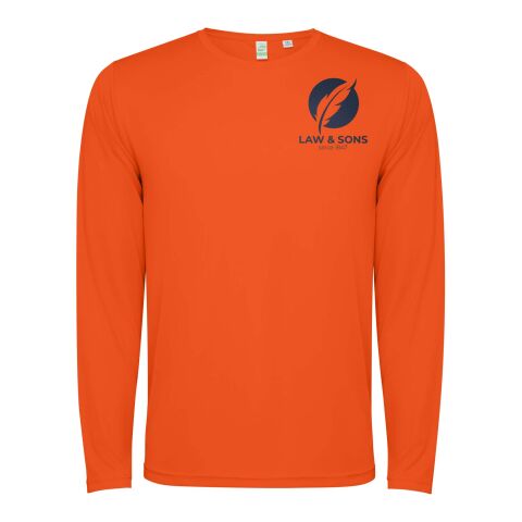 Camiseta de manga larga unisex &quot;Estoril&quot; Estándar | Fire orange | XS | sin montaje de publicidad | no disponible | no disponible | no disponible
