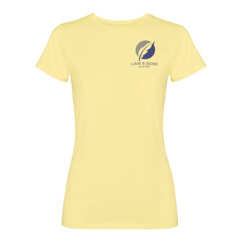 Camiseta de manga corta para mujer &quot;Fiyi&quot; Estándar | Amarillo | M | sin montaje de publicidad | no disponible | no disponible | no disponible