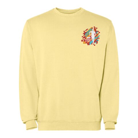 Sudadera de cuello redondo unisex &quot;Jaya&quot; Estándar | Amarillo | 2XL | sin montaje de publicidad | no disponible | no disponible | no disponible