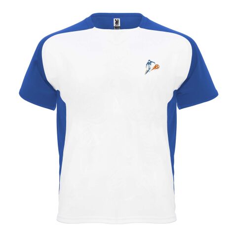 Camiseta deportiva de manga corta unisex &quot;Bugatti&quot; Estándar | Blanco-Azul real | M | sin montaje de publicidad | no disponible | no disponible | no disponible