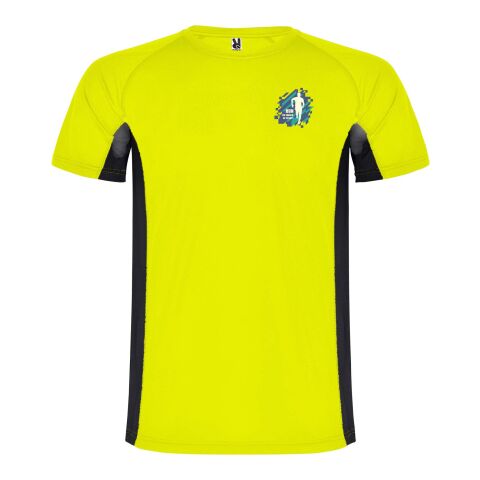 Camiseta deportiva de manga corta para hombre &quot;Shanghai&quot; Estándar | Fluor Yellow-Negro intenso | 2XL | sin montaje de publicidad | no disponible | no disponible | no disponible